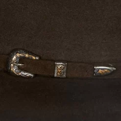 Jw Brooks Custom Hats 50X Pecan Smoke 4 1/2in. Brim Felt Cowboy Hat -Western Cowboy Hat JWB 50XPECSMK45 2 ad8451f7 6d58 41c5 a8f6 f91513286fb5