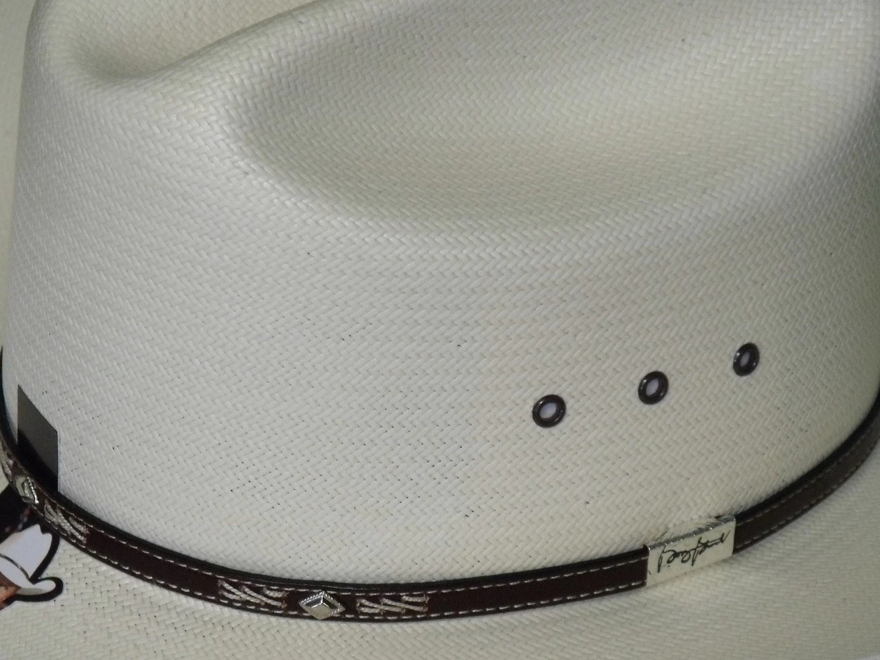 RESISTOL George Strait Lambert 10X Straw Cowboy Hat 4 RESISTOL George Strait Lambert 10X Straw Cowboy Hat - Image 4