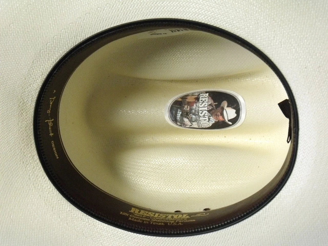 RESISTOL George Strait Lambert 10X Straw Cowboy Hat 5 RESISTOL George Strait Lambert 10X Straw Cowboy Hat - Image 5