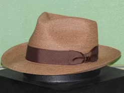 Biltmore Lucca Genuine Hemp Fedora Hat