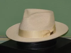 Biltmore Lucca Genuine Hemp Fedora Hat -Western Cowboy Hat LuccaNat 95846.1521914039