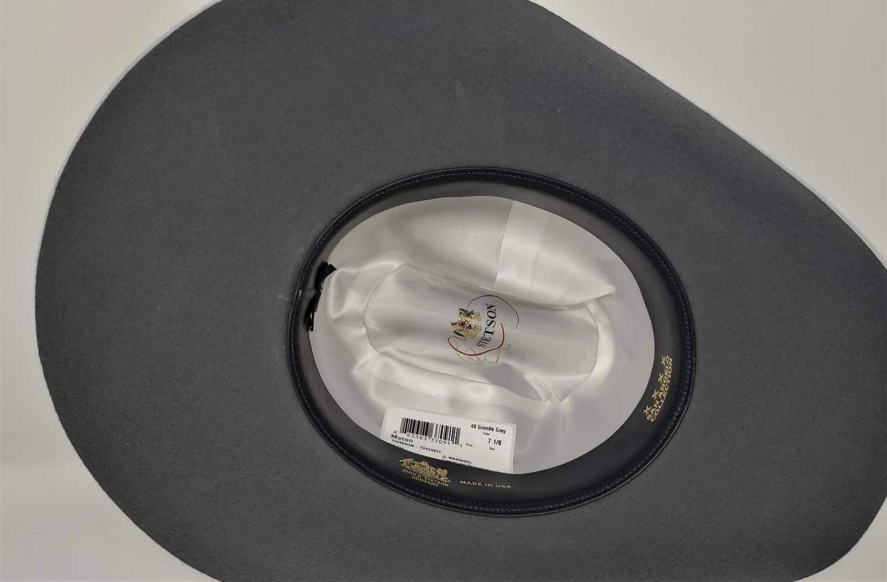 Stetson Mason 4X Wool Cowboy Hat 2 Stetson Mason 4X Wool Cowboy Hat - Image 2