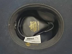 Stetson Midtown B Flat Brim Fedora Hat -Western Cowboy Hat Midtown Navy2 11918.1597354113