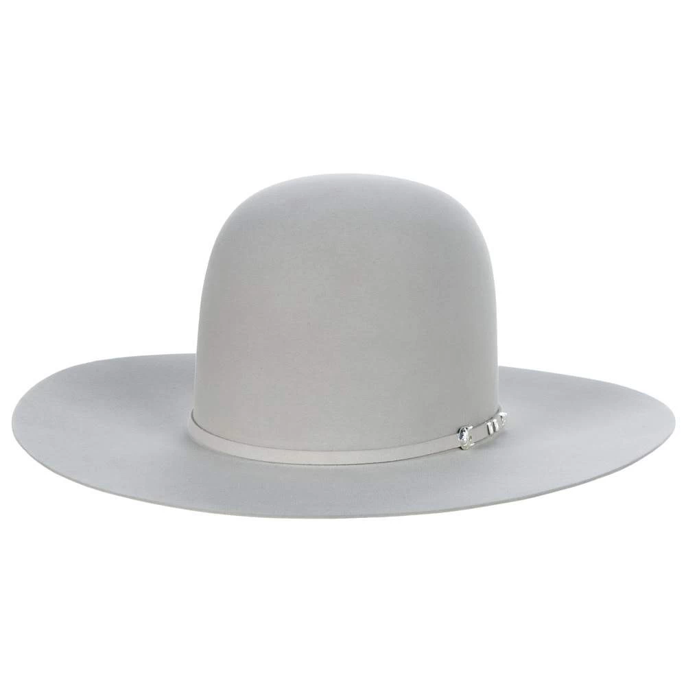 Resistol 40X Arena Silverbelly 4 1/4in. Brim Open Crown Felt Cowboy Hat 2 Resistol 40X Arena Silverbelly 4 1/4in. Brim Open Crown Felt Cowboy Hat - Image 2