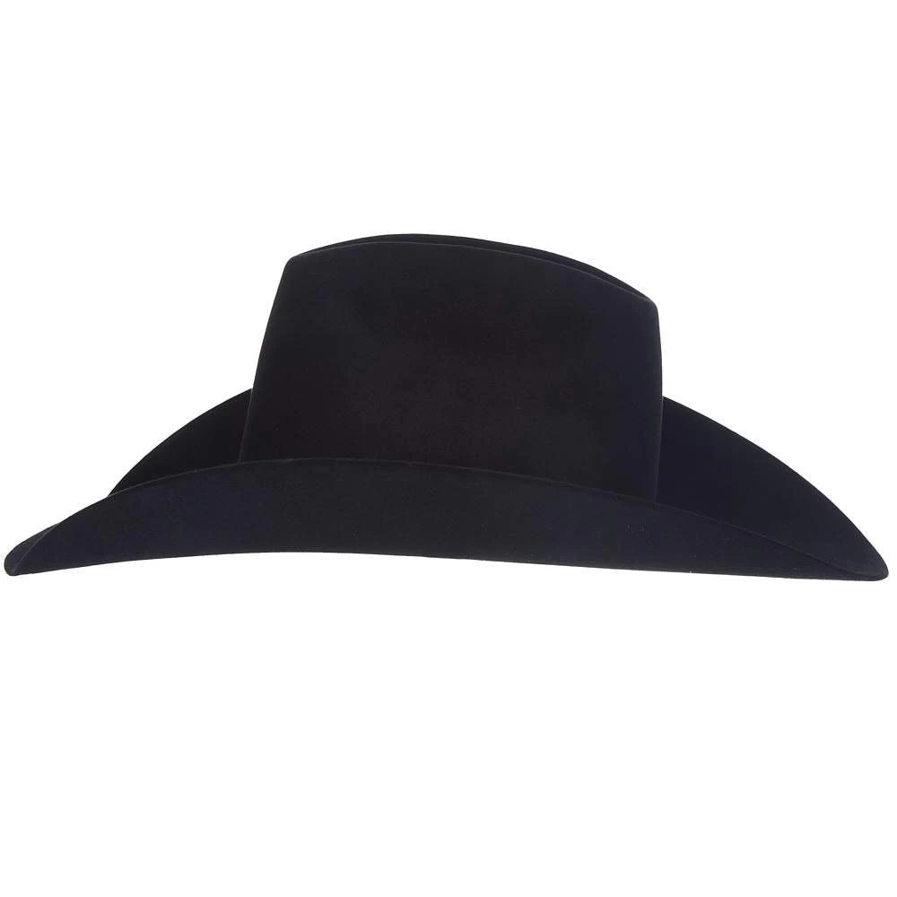 Resistol 30X Black Rough N Ready 4 1/2in. Brim Felt Cowboy Hat 3 Resistol 30X Black Rough N Ready 4 1/2in. Brim Felt Cowboy Hat - Image 3