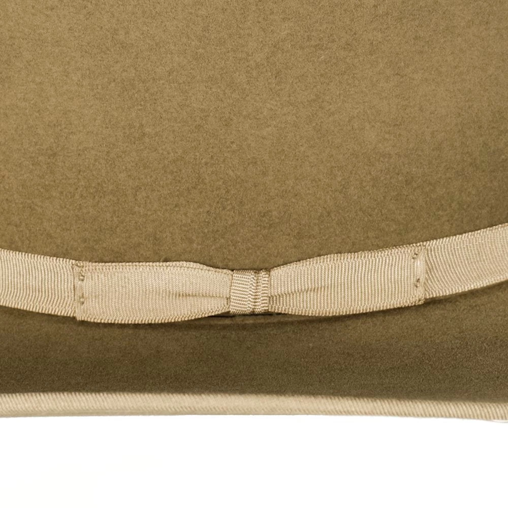 Rodeo King 7X Pecan/Bean Belly Bound Edge 4-1/2 Brim Open Crown Felt Cowboy Hat 4 Rodeo King 7X Pecan/Bean Belly Bound Edge 4-1/2 Brim Open Crown Felt Cowboy Hat - Image 4