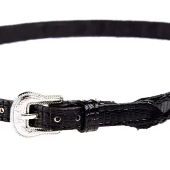 Rodeo King Black Lizard Print With Diamond Concho Hat Band -Western Cowboy Hat RK2345 3