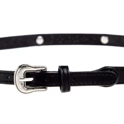 Rodeo King Black Hat Band With Cross Conchos -Western Cowboy Hat RK2348 3