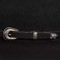 Rodeo King 7X Charcoal 5in. Brim Open Crown Felt Cowboy Hat -Western Cowboy Hat RK315 21