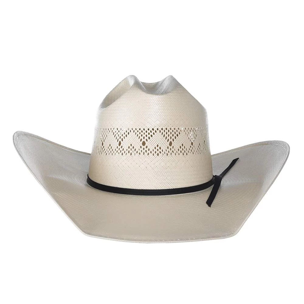 Rodeo King Ivory High Point Shantung 4 1/2in. Brim Open Crown Straw Hat 3 Rodeo King Ivory High Point Shantung 4 1/2in. Brim Open Crown Straw Hat - Image 3