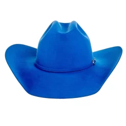 Rodeo King 7X Cobalt Blue 4in. Brim Open Crown Felt Cowboy Hat 8 Rodeo King 7X Cobalt Blue 4in. Brim Open Crown Felt Cowboy Hat -Western Cowboy Hat RK322 4