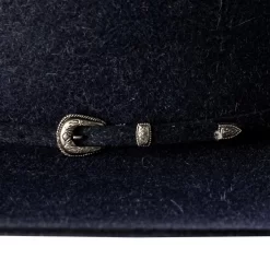 Rodeo King 7X Denim 4 1/2in. Brim Open Crown Self Band Felt Cowboy Hat -Western Cowboy Hat RK411 2