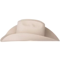 Rodeo King 7X Silver Belly Open Crown 4-1/2in. Brim Self Banded Felt Cowboy Hat -Western Cowboy Hat RK450 21