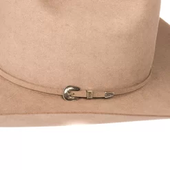 Rodeo King Rodeo King 100X Natural Hat 4 1/4in. Brim -Western Cowboy Hat RK487 41