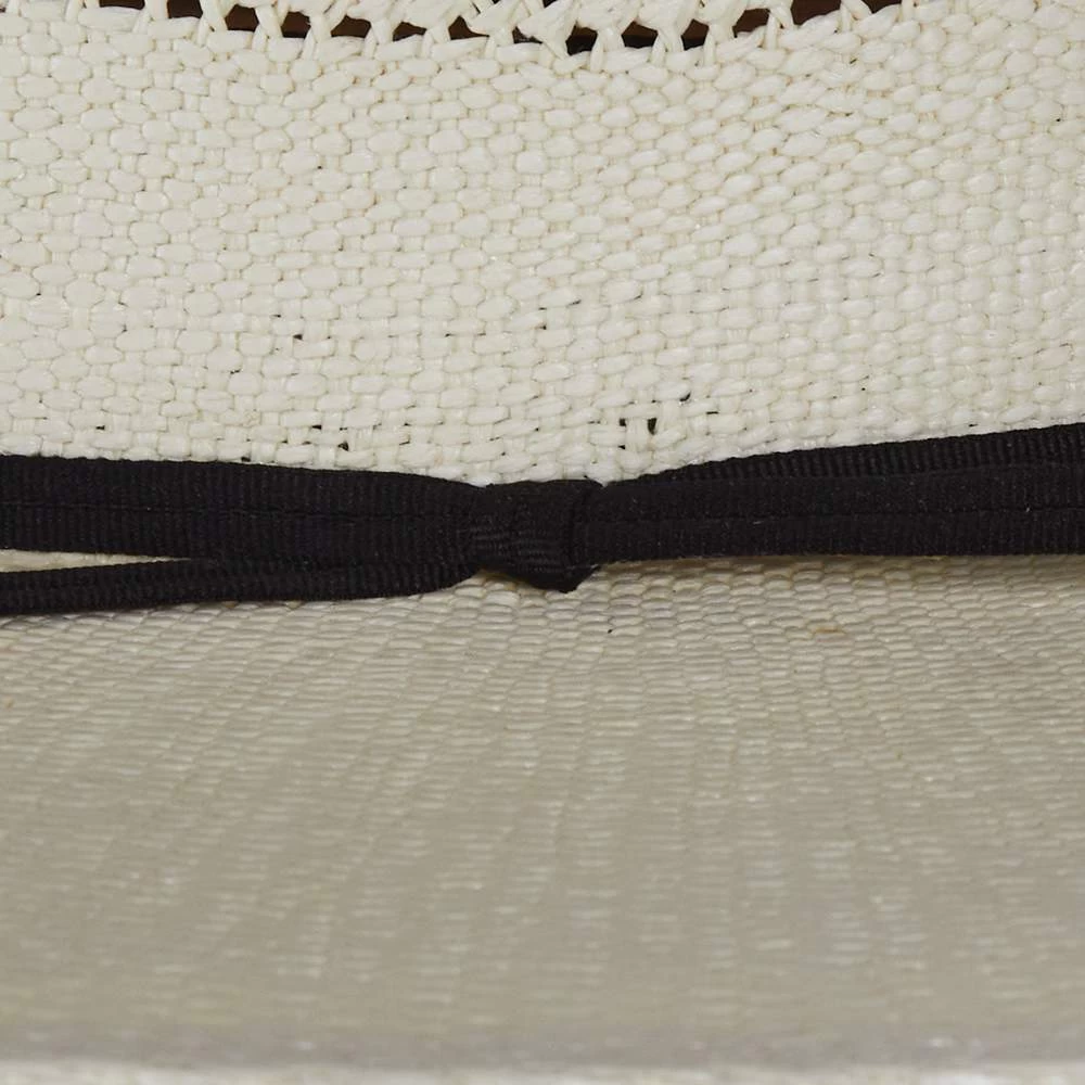 Rodeo King Bangora HD Ivory Burlap Open Crown 4 1/2in. Brim Straw Cowboy Hat 2 Rodeo King Bangora HD Ivory Burlap Open Crown 4 1/2in. Brim Straw Cowboy Hat - Image 2