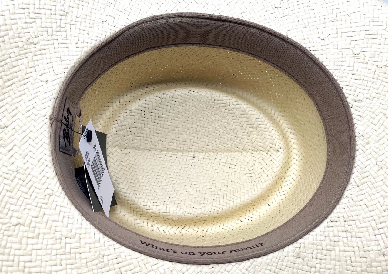 Bailey Rockett Raindura Straw Fedora Hat 3 Bailey Rockett Raindura Straw Fedora Hat - Image 3