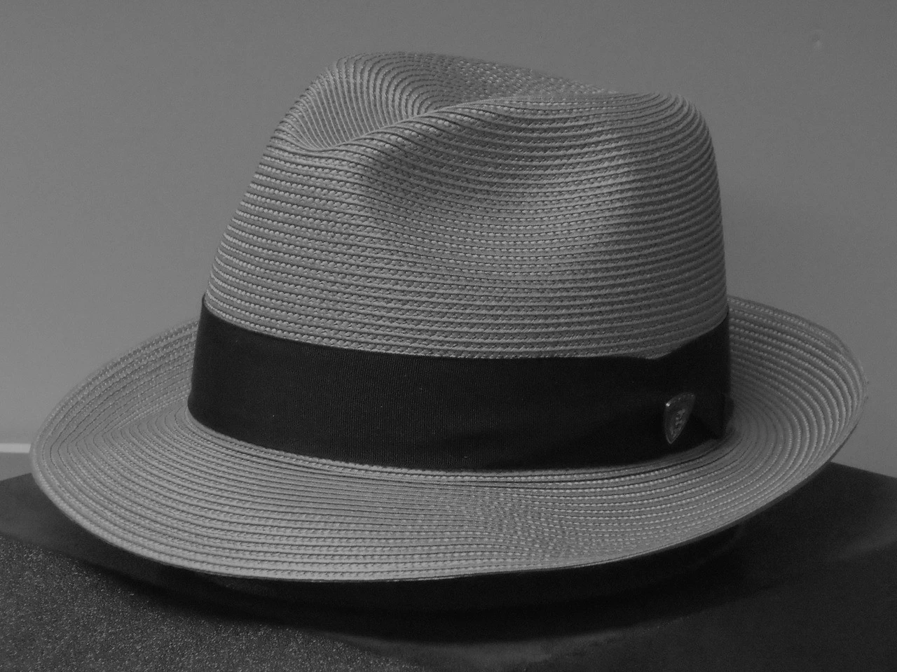 Dobbs Rosebud Florentine Milan Straw Feddora Hat