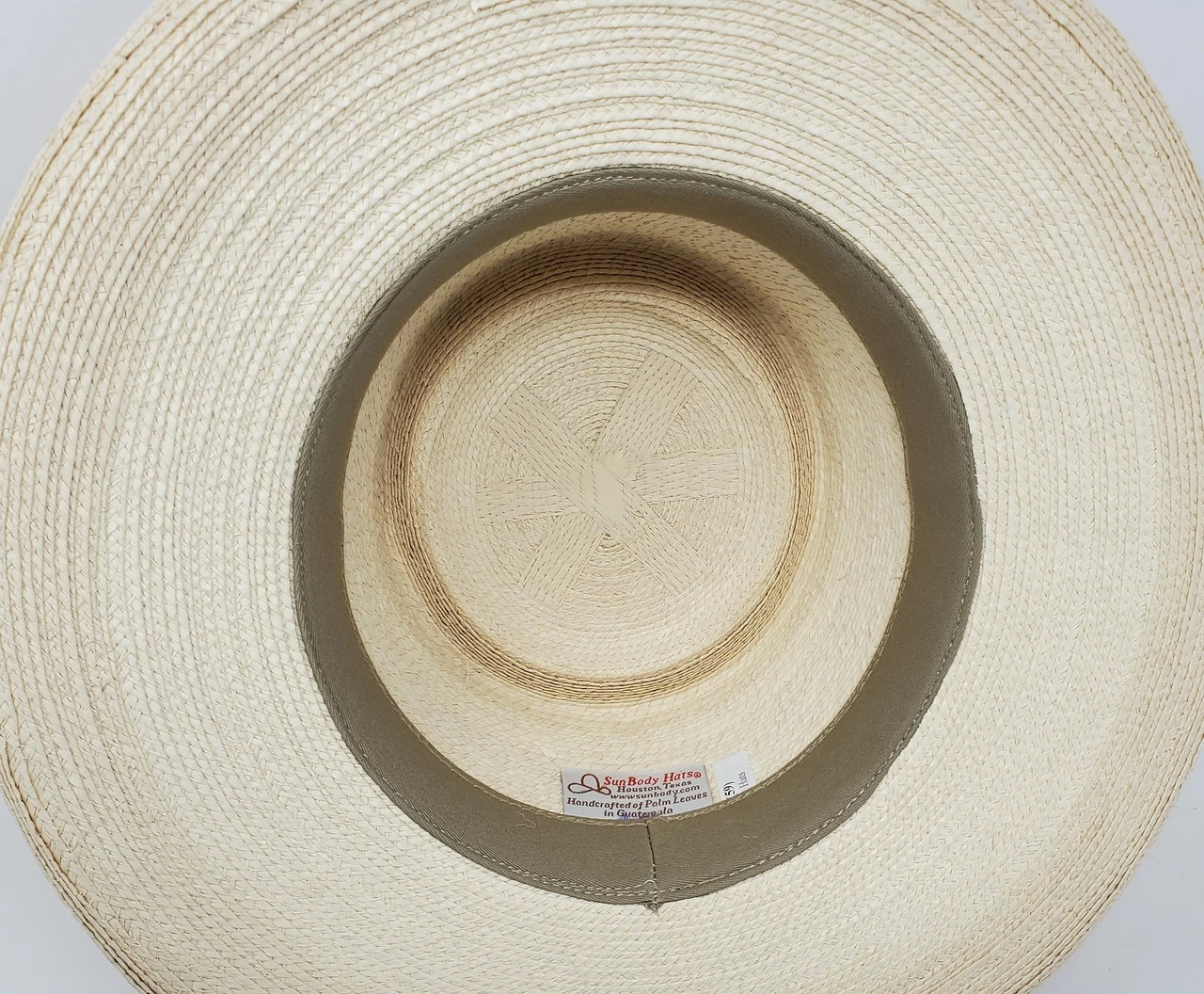 SunBody Guatemalan Palm Gambler Hat 2 SunBody Guatemalan Palm Gambler Hat - Image 2