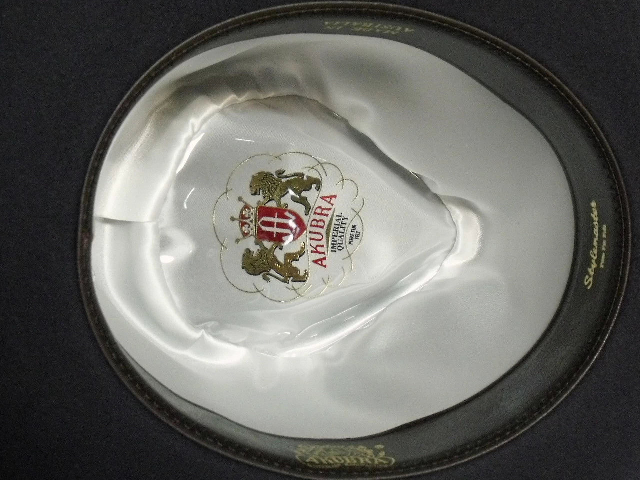 Akubra Stylemaster Imperial Fur Fedora Hat 5 Akubra Stylemaster Imperial Fur Fedora Hat - Image 5