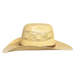 Youth Twister Toast Bangora Cool Hand Luke Precreased Straw Hat -Western Cowboy Hat T71342 M 3