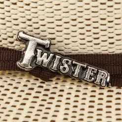Twister Brown Bangora Straw Cowboy Hat -Western Cowboy Hat T71621 7 2