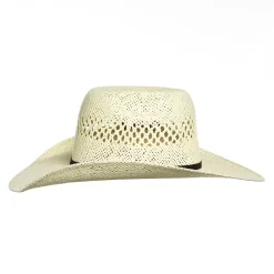 Kids Twister Vented Cattlemans Crease Straw Hat -Western Cowboy Hat T71637 M 3