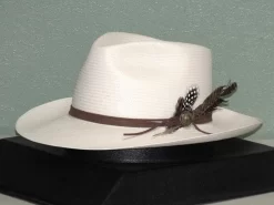 Stetson Tallahassee Shantung Straw Fedora Hat