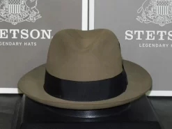 Stetson Temple Fur Felt Indiana Jones Fedora Hat -Western Cowboy Hat Temple1 82842.1417103506