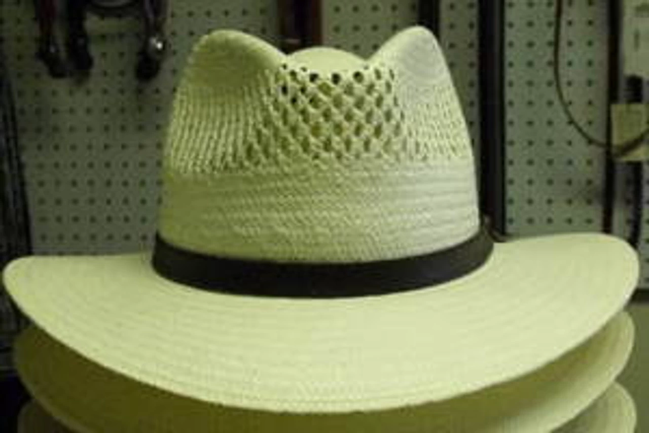 Stetson Digger Vented Shantung Straw Hat 2 Stetson Digger Vented Shantung Straw Hat - Image 2