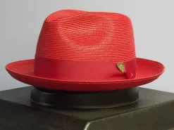 Dobbs Rosebud Florentine Milan Straw Feddora Hat -Western Cowboy Hat a20791b145b986fd7275f0 l 08781.1404849140