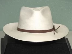 Stetson Tallahassee Shantung Straw Fedora Hat -Western Cowboy Hat tallahassee1 78853.1538148745
